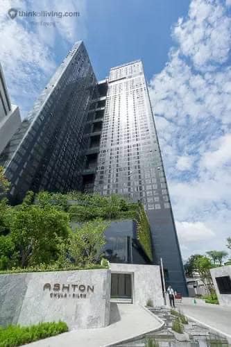 For Rent : Ashton Chula Silom. 
  Available for Rent  2 Bed 1 Bath. 55 sqm. 
 4…