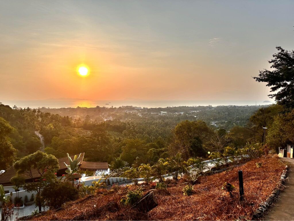 ที่ดินบนเขา เห็น ทะเล sunset ลิมปะน้อย เกาะสมุย 2 แปลง รวมกัน 450 ตรว