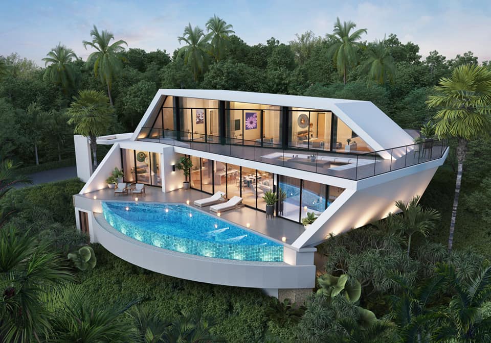 Modern and spacious 5 bedroom villas with sea view and Phangan views in Bophut area

Price 29 900 000 THB 

Approximately:
 € 816 005 
 $ 888 930 
 
Location: Bophut area, with easy road access. Conve…