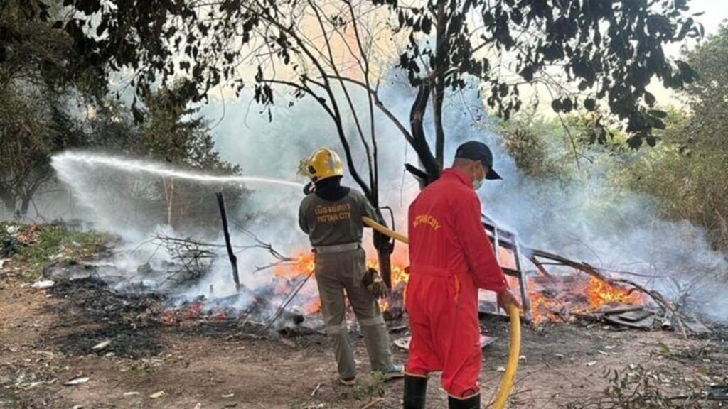 Pattaya man left homeless by mosquito coil fire – video – Pattaya News – Thailand News, Travel & Forum